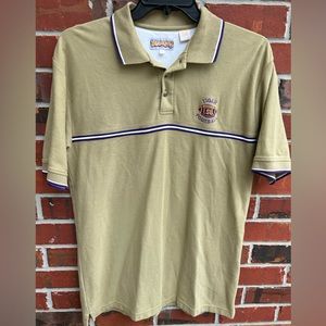 Tiger Mania LSU Tiger Football Men’s Short Sleeve Large Cotton Golf Polo Shirt